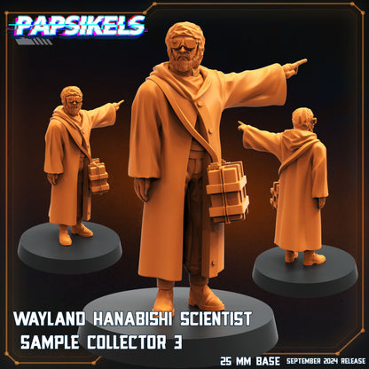 Aliens Vs Humans Remus | Wayland Hanabishi Scientist Sample Collectors WY | Papsikels, 32mm Mini