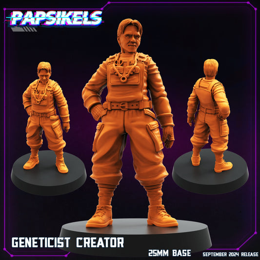 Cyberpunk, Geneticist Creator, Papsikels, 32mm Mini