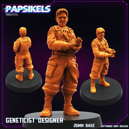 Cyberpunk, Geneticist Designer, Papsikels, 32mm Mini