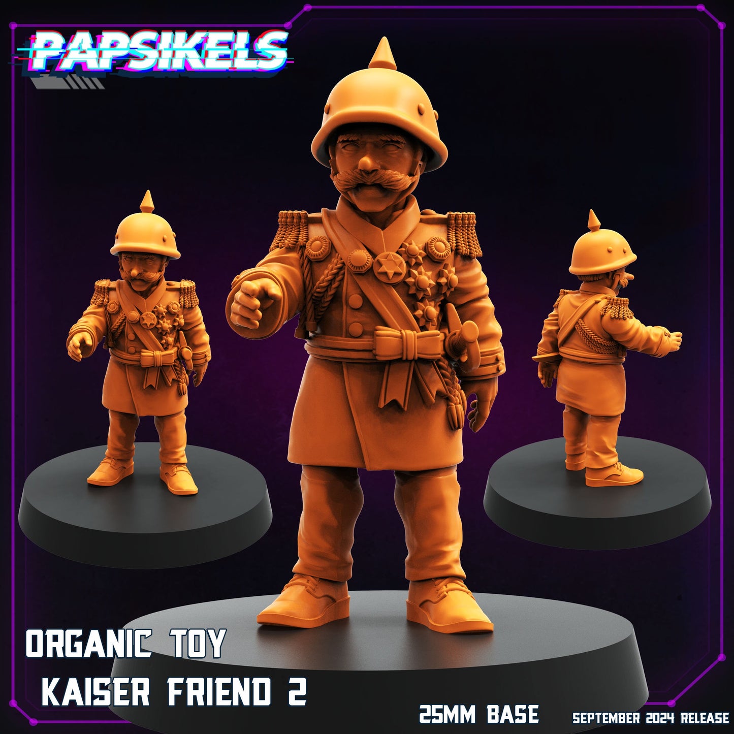 Organic Toy Friends | Papsikels, Resin Miniature - Tabletop miniature - Fantasy Miniature - 32mm