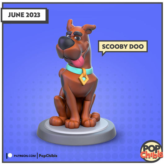 Scooby Doo - Scooby Doo Chibi | KS | 75mm Scale | Pop Minis | Pop Chibis | Resin Miniatures