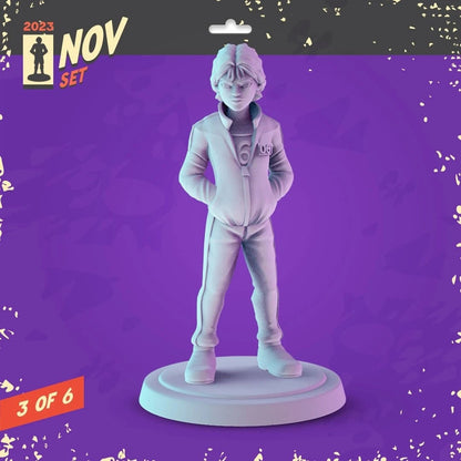 Netflix TV Series Characters | 30 - Witcher, Wednesday, Squid Game | 32mm Scale | Pop Minis | Pop Chibis | Resin Miniatures