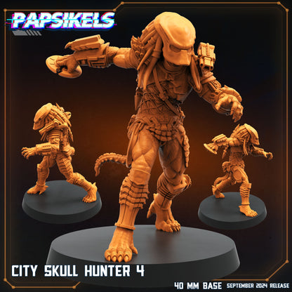 Skull Hunters - City Skull Hunters, Papsikels, Resin - Tabletop miniature - 32mm