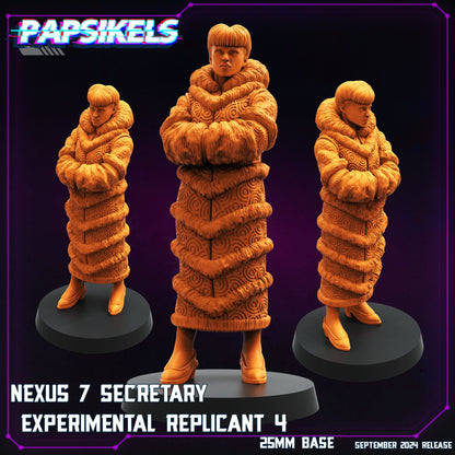 Cyberpunk, Blade Runner Nexus 7 Experimental Secretary Replicant, Papsikels, 32mm Mini