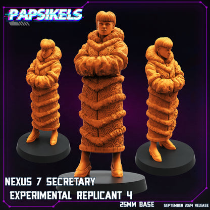 Cyberpunk, Blade Runner Nexus 7 Experimental Secretary Replicant, Papsikels, 32mm Mini