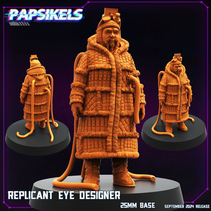 Cyberpunk, Blade Runner Nexus 6 Replicant Eye Designer, Papsikels, 32mm Mini