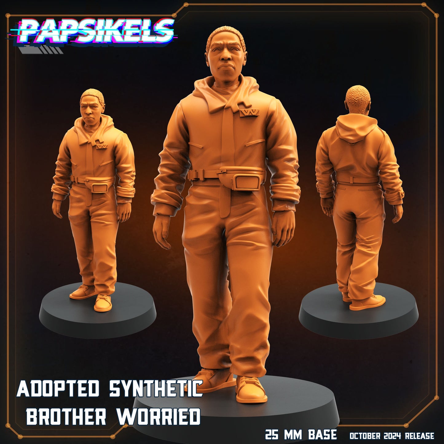 Aliens Vs Humans Scavenger Romulus, Adopted Synthetic Brother , Papsikels, 32mm Mini