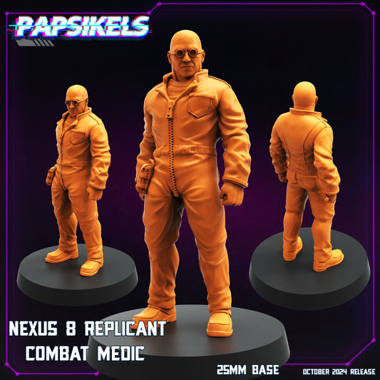 Cyberpunk, Blade Runner Nexus 8 Replicant Combat Medic , Papsikels, 32mm Mini