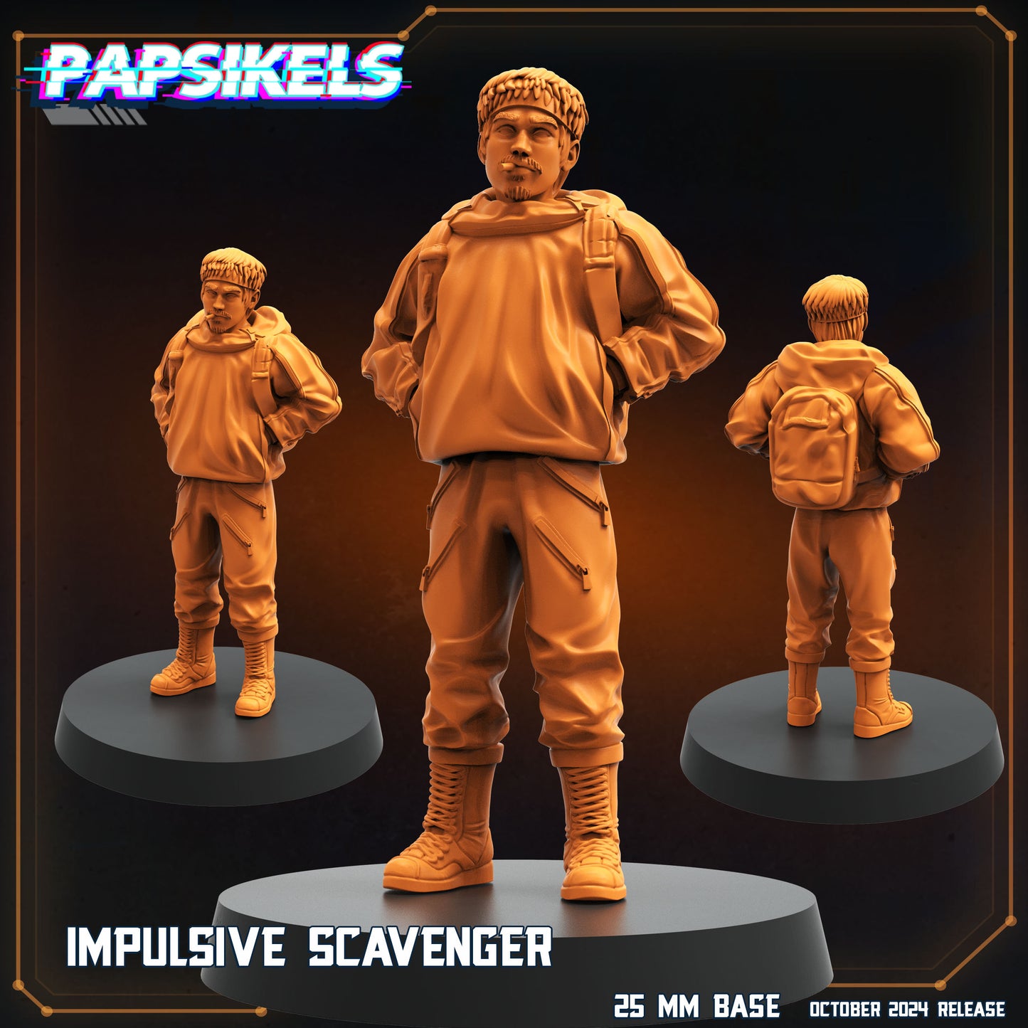 Aliens Vs Humans Scavenger Romulus, Impulsive Miner , Papsikels, 32mm Mini