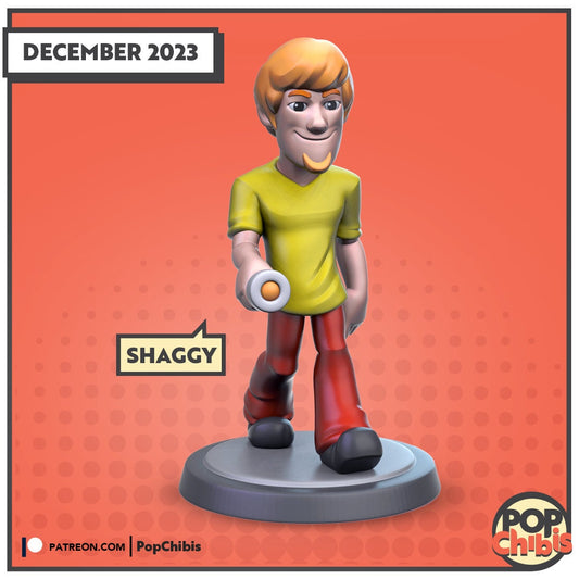 Scooby Doo - Shaggy Chibi | KS | 75mm Scale | Pop Minis | Pop Chibis | Resin Miniatures