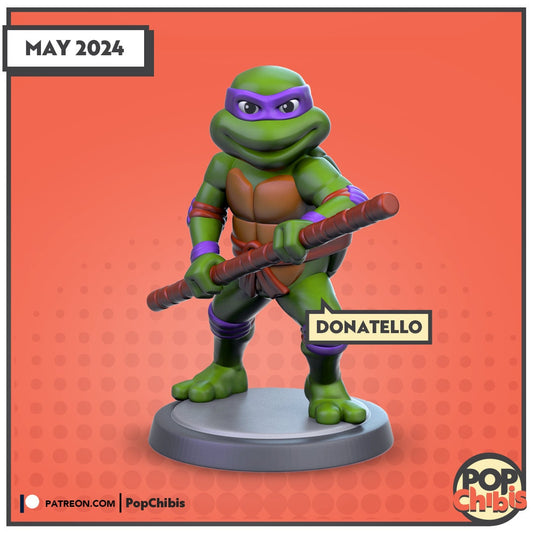 TMNT - Donatello Chibi | KS | 75mm Scale | Pop Minis | Pop Chibis | Resin Miniatures