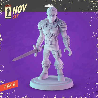 Netflix TV Series Characters | 30 - Witcher, Wednesday, Squid Game | 32mm Scale | Pop Minis | Pop Chibis | Resin Miniatures