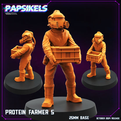 Cyberpunk, Protein Farmers , Papsikels, 32mm Mini