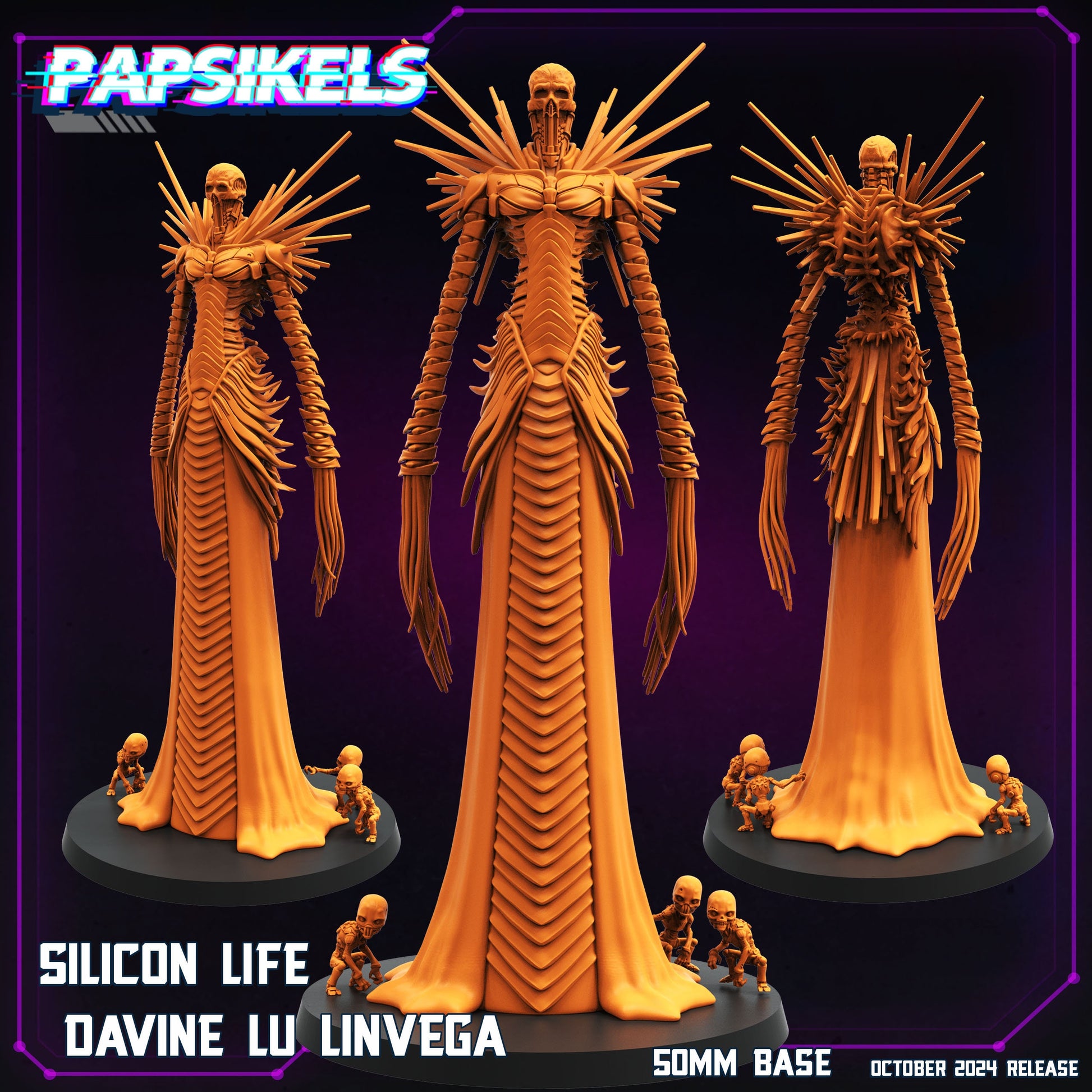 Cyberpunk, Silicon Life Davine Lu Linvega - Blame Anime, Papsikels, 32mm or 75mm Mini