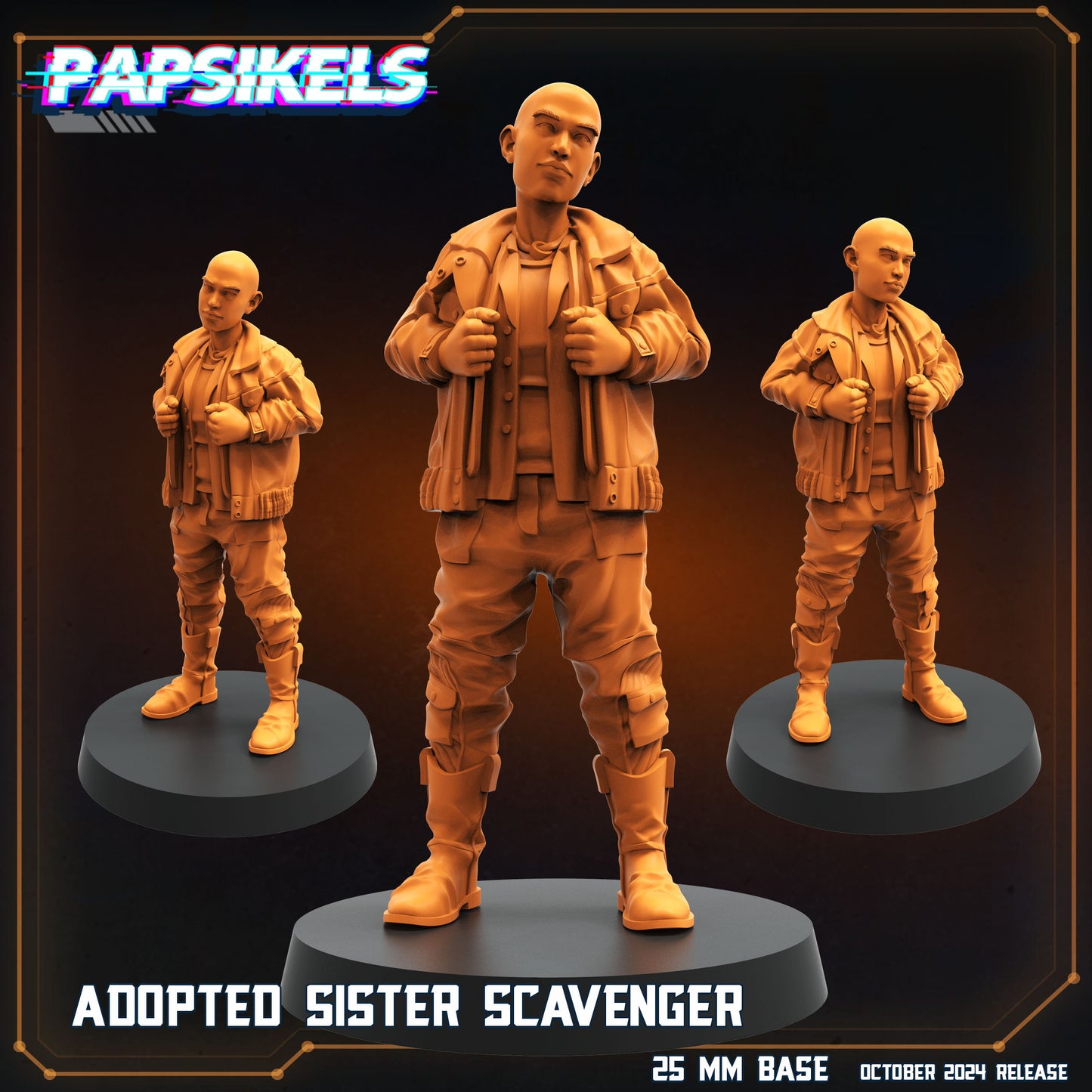 Aliens Vs Humans Scavenger Romulus, Adopted Sister Scavenger , Papsikels, 32mm Mini