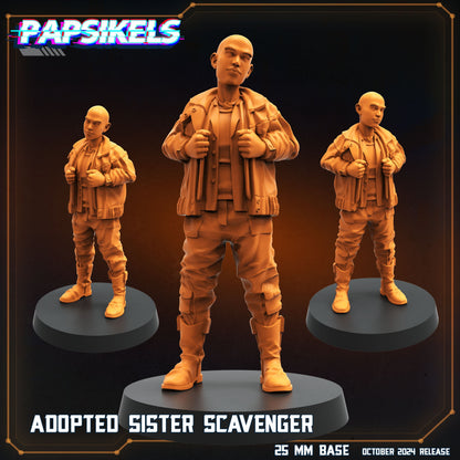Aliens Vs Humans Scavenger Romulus, Adopted Sister Scavenger , Papsikels, 32mm Mini