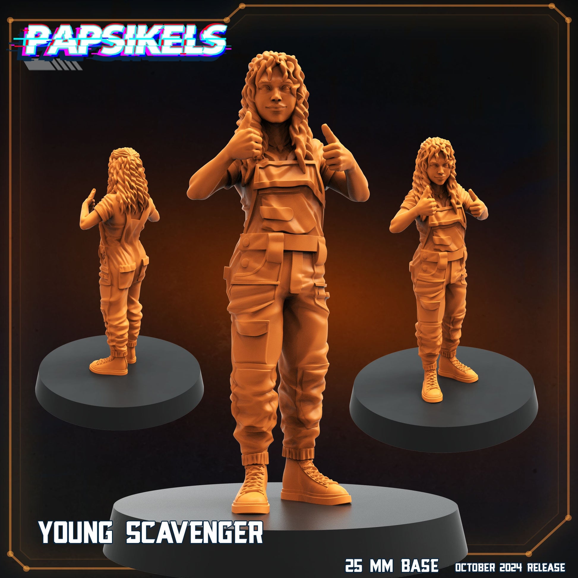 Aliens Vs Humans Scavenger Romulus, Young Scavenger , Papsikels, 32mm Mini