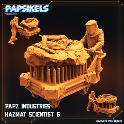 Aliens Vs Humans Execration Romulus, Papz Industries Hazmat Scientists, Papsikels, 32mm Mini