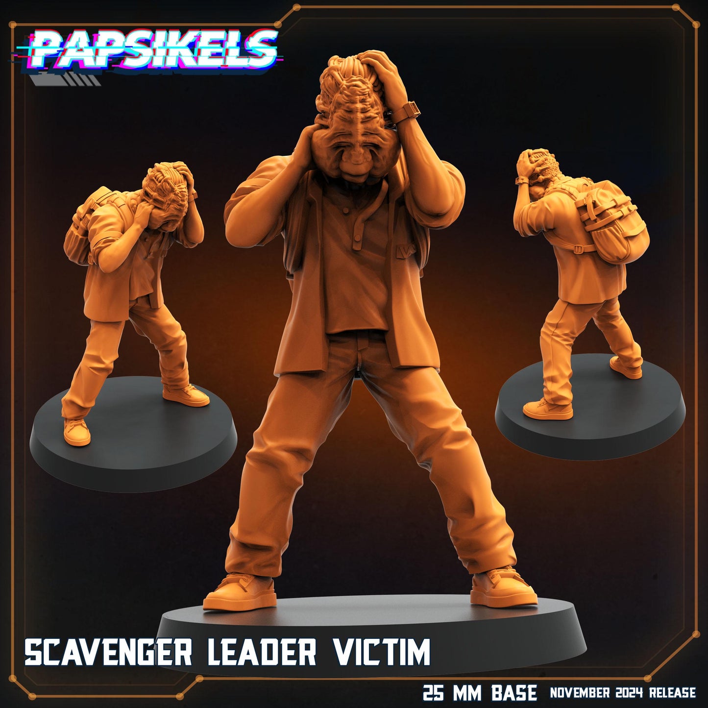 Aliens Vs Humans Execration Romulus, Scavenger Leader Victim, Papsikels, 32mm Mini