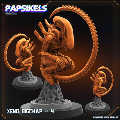Aliens Vs Humans Execration Romulus, Xeno Big Chaps, Papsikels, 32mm Mini