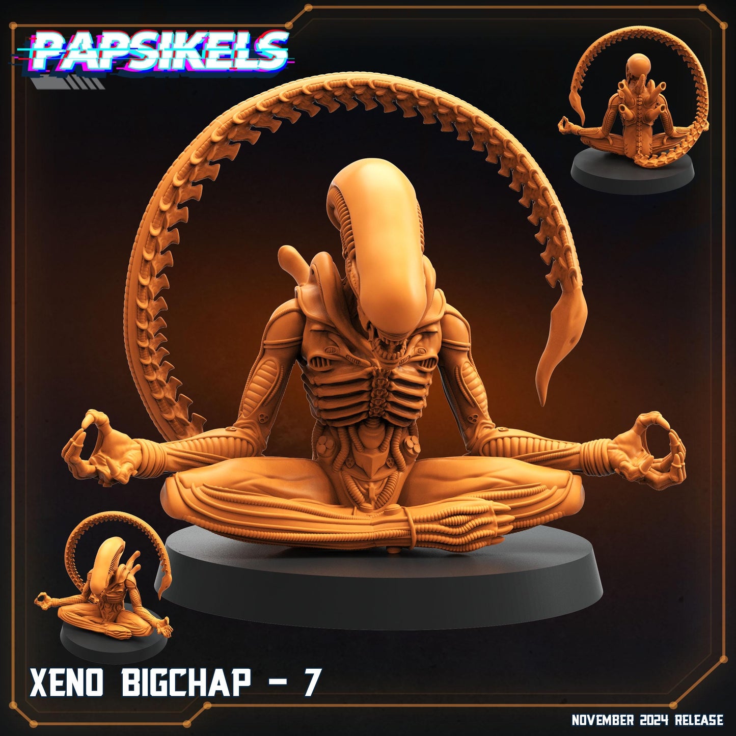 Aliens Vs Humans Execration Romulus, Xeno Big Chaps, Papsikels, 32mm Mini