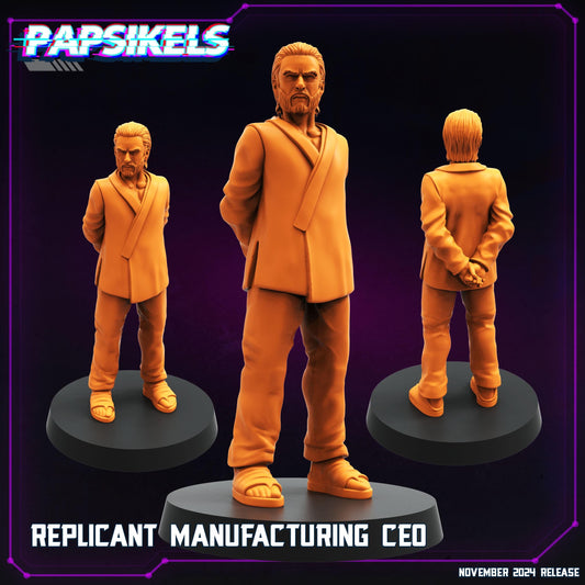 Cyberpunk, Blade Runner Replicant Manufacturing CEO, Papsikels, 32mm Mini