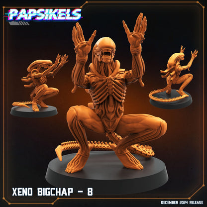 Aliens Vs Humans Execration Romulus, Xeno Big Chaps, Papsikels, 32mm Mini