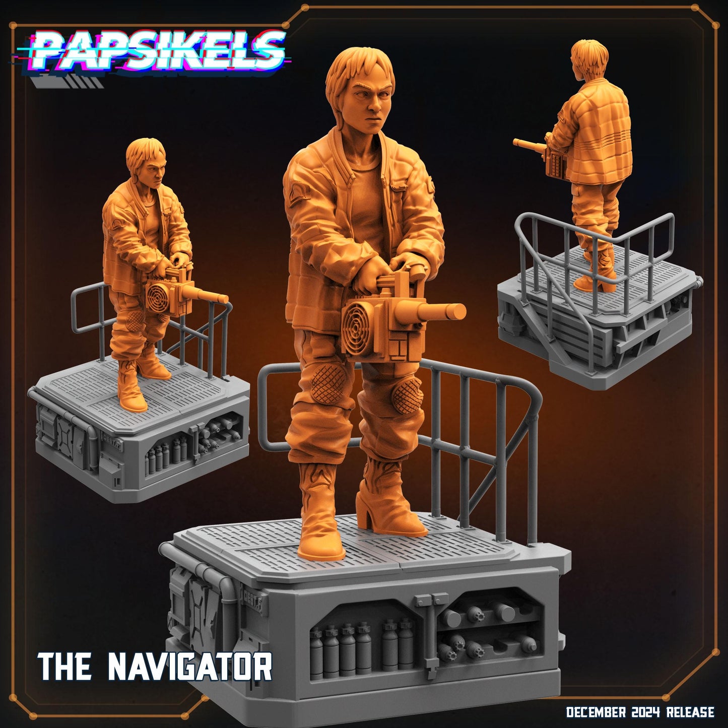 Aliens Vs Humans, The Navigator - Lambert, Papsikels, 32mm Mini