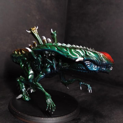 Aliens Vs Humans -  Xenomorph Xeno Parasaurolophus Miniature: Epic Alien Encounter for RPG and TTRPG Games