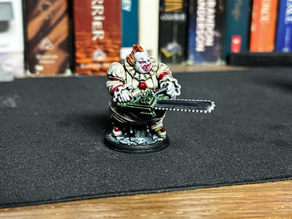 Cyberpunk Batchoy Clown Bellywise 32mm Miniature for RPG, TTRPG, and Tabletop Gaming