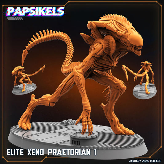 Aliens Vs Humans - Ascension - Xeno Elite Praetorians - Set 1, Papsikels, 32mm Mini