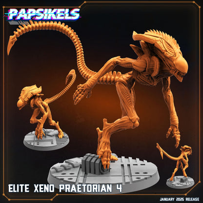Aliens Vs Humans - Ascension - Xeno Elite Praetorians - Set 1, Papsikels, 32mm Mini