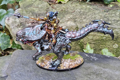 Xenosaur Tyranno Beastmaster Riders - Skull Hunters Army for Tabletop Gaming (32mm Resin Miniatures)