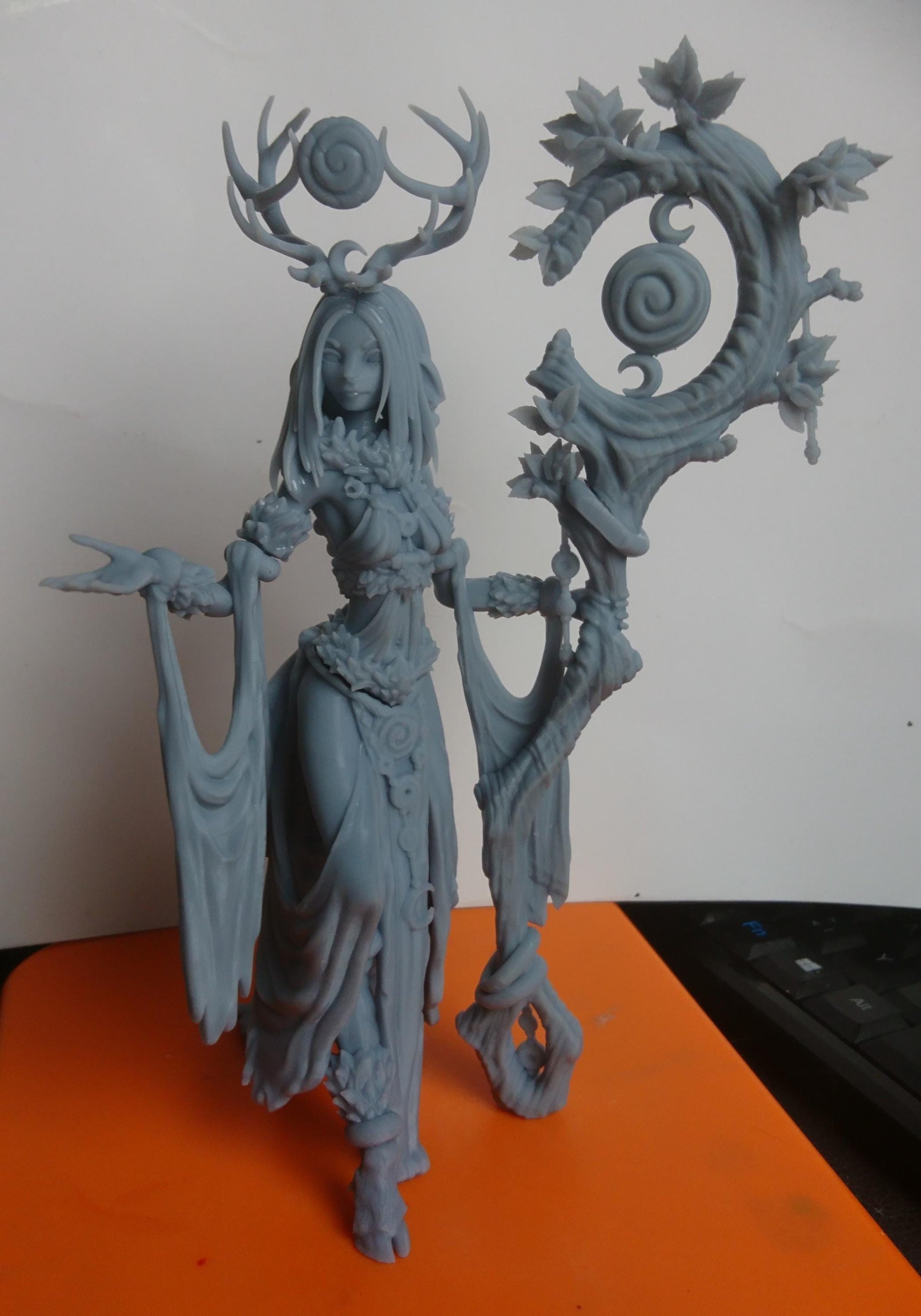 Delilah: Faun Druid Miniature for D&D, Pathfinder TTRPG - Fantasy Forest Creature by Atlas 3DSS