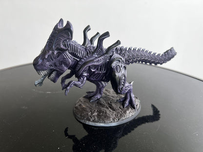 Xeno T-Rex Army: Xenosaur Tyranno Beastmaster Riders - 32mm Resin Tabletop Miniature for OPR
