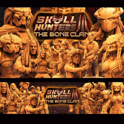 Skull Hunters Junakis Bone Clan Slither - 32mm Resin Fantasy Tabletop Miniature for RPG Gaming