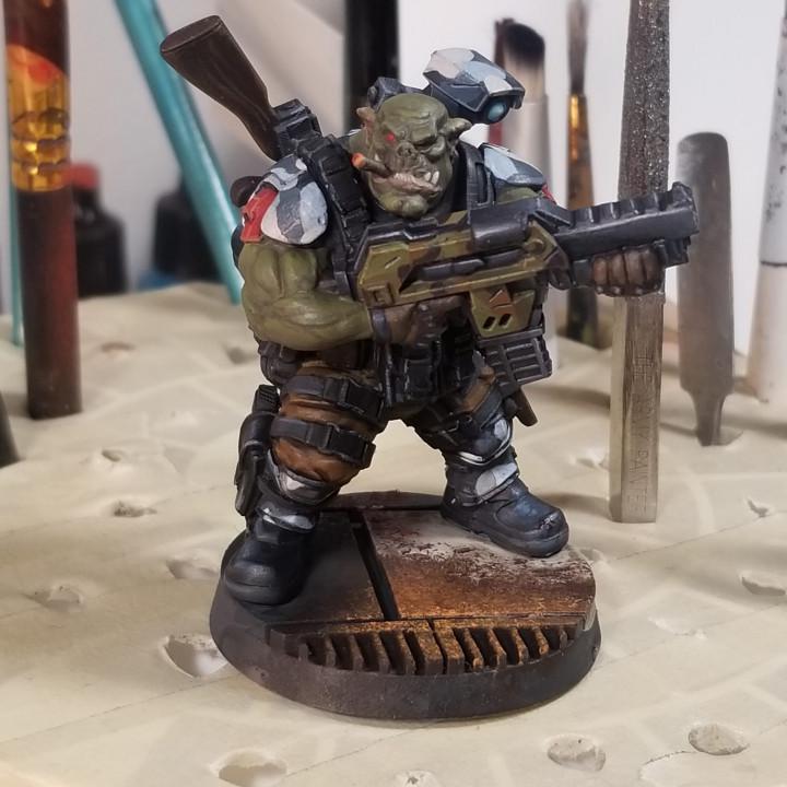 Colonial Captain Rene Rekestas Miniature - 32mm UGOK Officer for Wargaming, RPG, and Tabletop Games