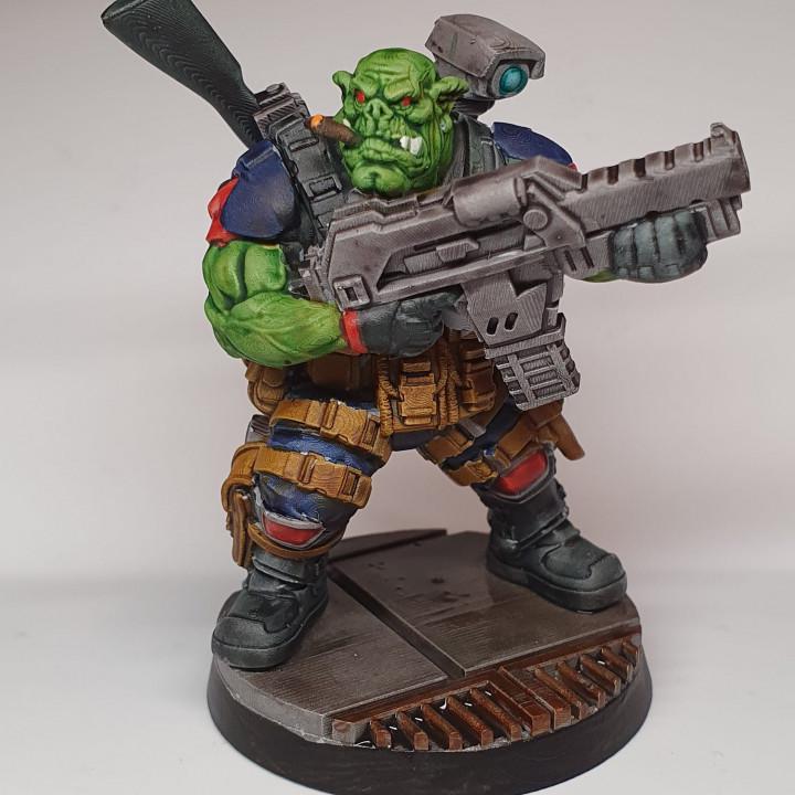 Colonial Captain Rene Rekestas Miniature - 32mm UGOK Officer for Wargaming, RPG, and Tabletop Games