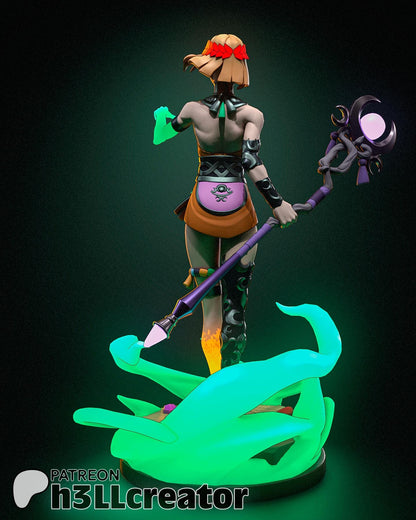 Melinoe from Hades 2 (fan art) | Full Model | Miniature scale 1:12 | h3LL Creator | DIY Model Kit