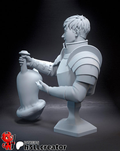 Laios from Delicious in Dungeon (fan art) | Full Model or Bust | Miniature scale 1:12 | h3LL Creator | DIY Model Kit