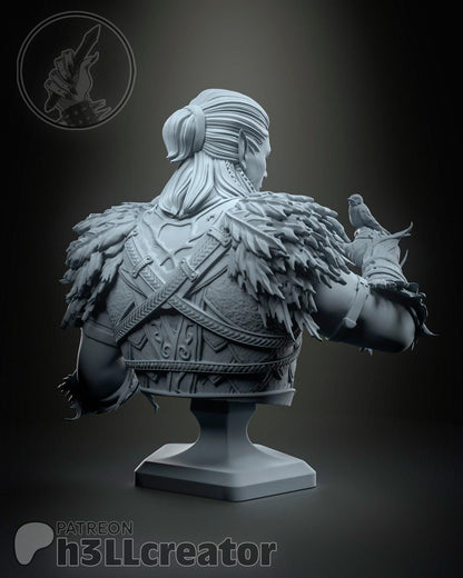 Halsin from Baldur's Gate 3 (fan art) | Full Model or Bust | Miniature scale 1:12 | h3LL Creator | DIY Model Kit