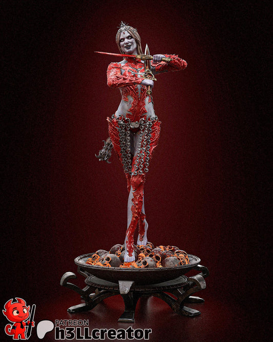 Orin from Baldur's Gate 3 (fan art) | Full Model or Bust | Miniature scale 1:12 | h3LL Creator | DIY Model Kit