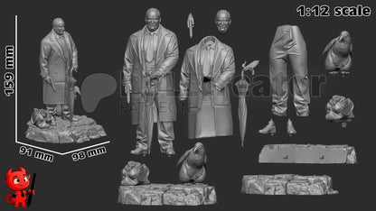 Oswald "Oz" Cobb from The Penguin (TV series) (fan art) | Full Model or Bust | Miniature scale 1:12 | h3LL Creator | DIY Model Kit