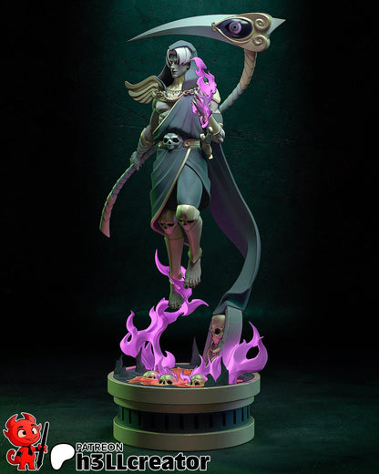 Thanatos from Hades 2 (fan art) | Miniature scale 1:12 | h3LL Creator | DIY Model Kit