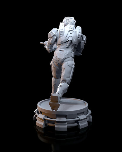 Master Chief from Halo (fan art) | Full Model or Bust | Miniature scale 1:12 | h3LL Creator | DIY Model Kit