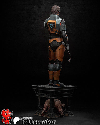 Gordon Freeman from Half Life 2 (fan art) | Full Model or Bust | Miniature scale 1:12 | h3LL Creator | DIY Model Kit
