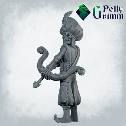 Arabian Nightmare Skeleton Army - Fantasy historic miniatures for tabletop games. 28mm / 32mm Resin Figures for RPG