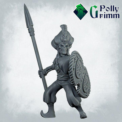 Arabian Nightmare Skeleton Army - Fantasy historic miniatures for tabletop games. 28mm / 32mm Resin Figures for RPG