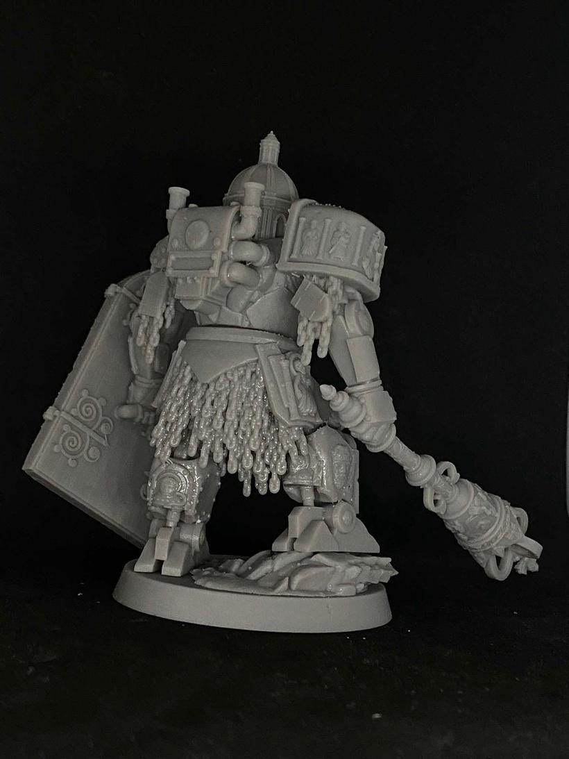Quaipo Shrine Anchorite | Trench Crusade Fantasy Resin Miniature | 32mm Tabletop Grimdark Pilgrim