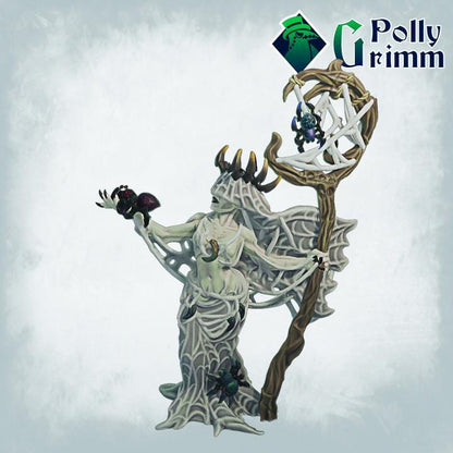 Spider Bride - Fantasy historic miniatures for tabletop games. 28mm / 32mm Resin Figures for RPG